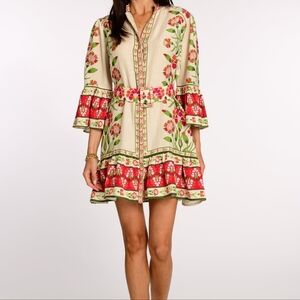 *NWT* Elizabeth James The Label Frances Dress Indian Flower Size M